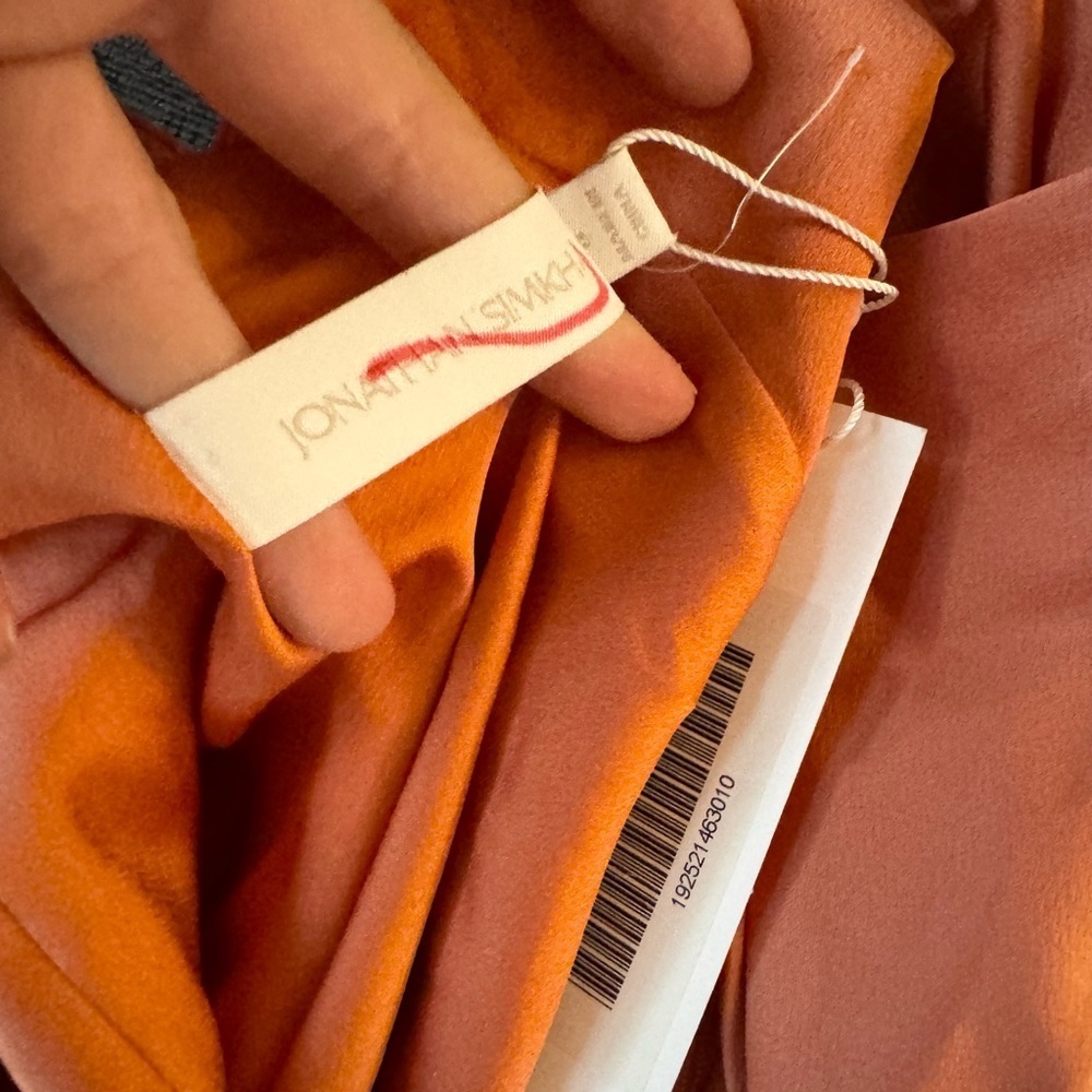 Jonathan Simkhai Orange Midi Dress - Picture 9 of 12